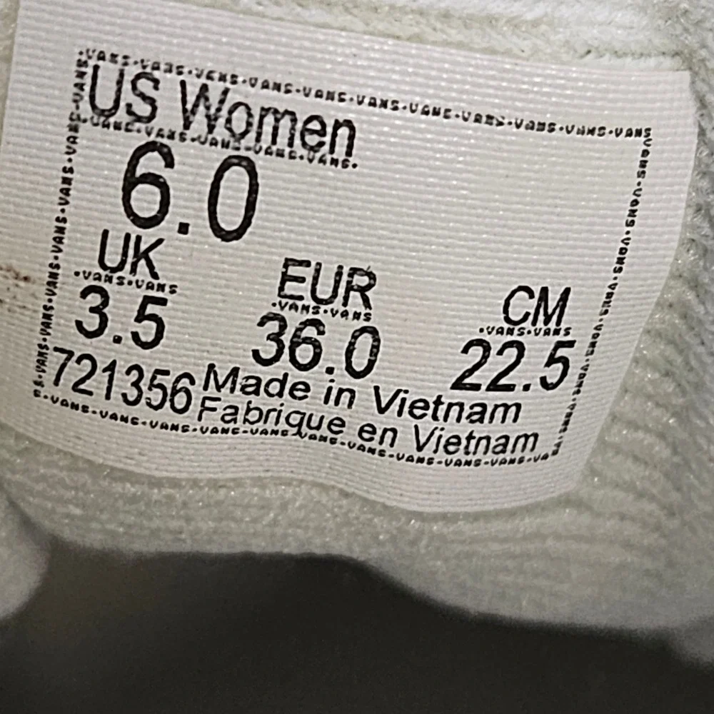 Vans no stains